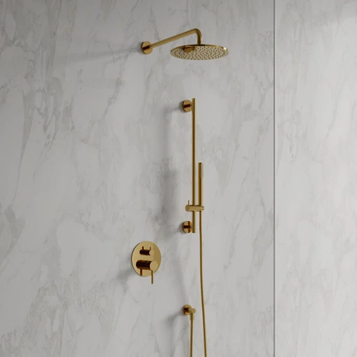 système de douche à encastrer à 2 sorties
