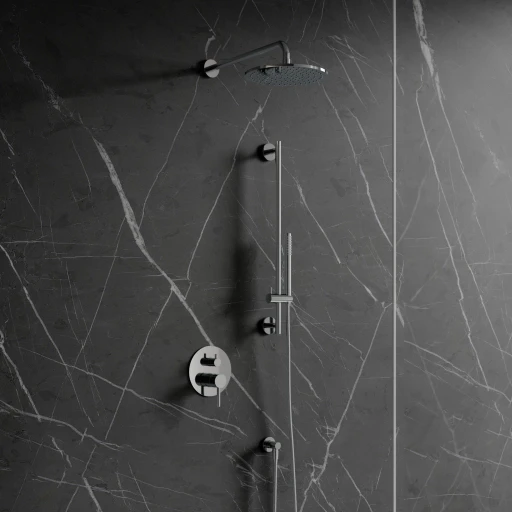 2-way shower system for concealed installation