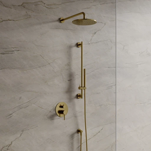 système de douche à encastrer à 2 sorties