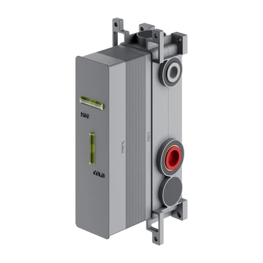 element încastrat al bateriei de duș-cadă cu termostat cu 3 ieșiri
