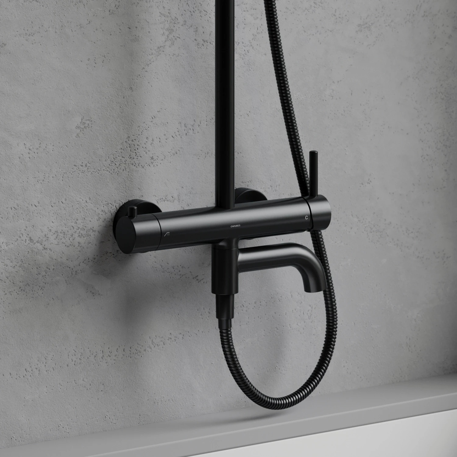 bath system for exposed installation