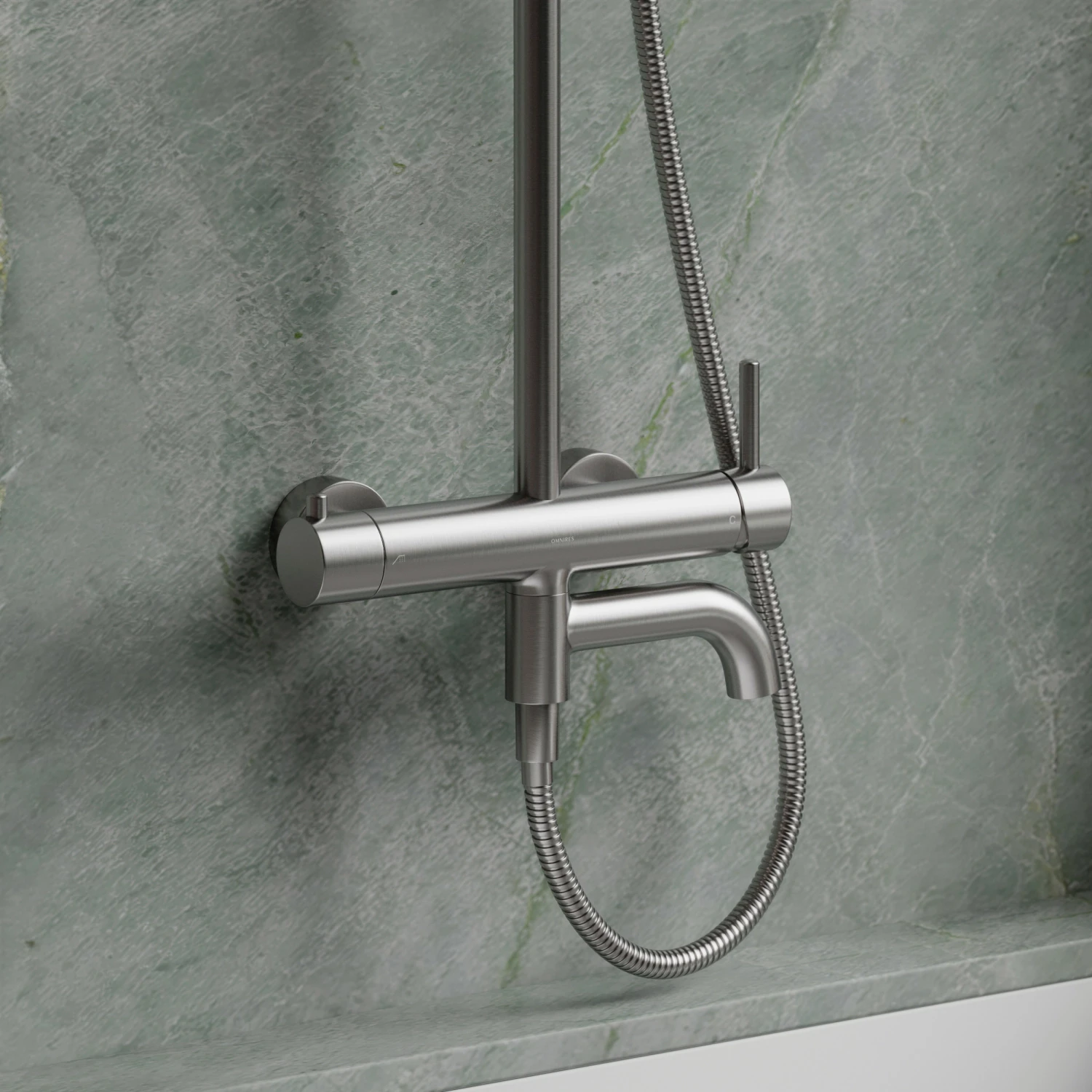 bath system for exposed installation
