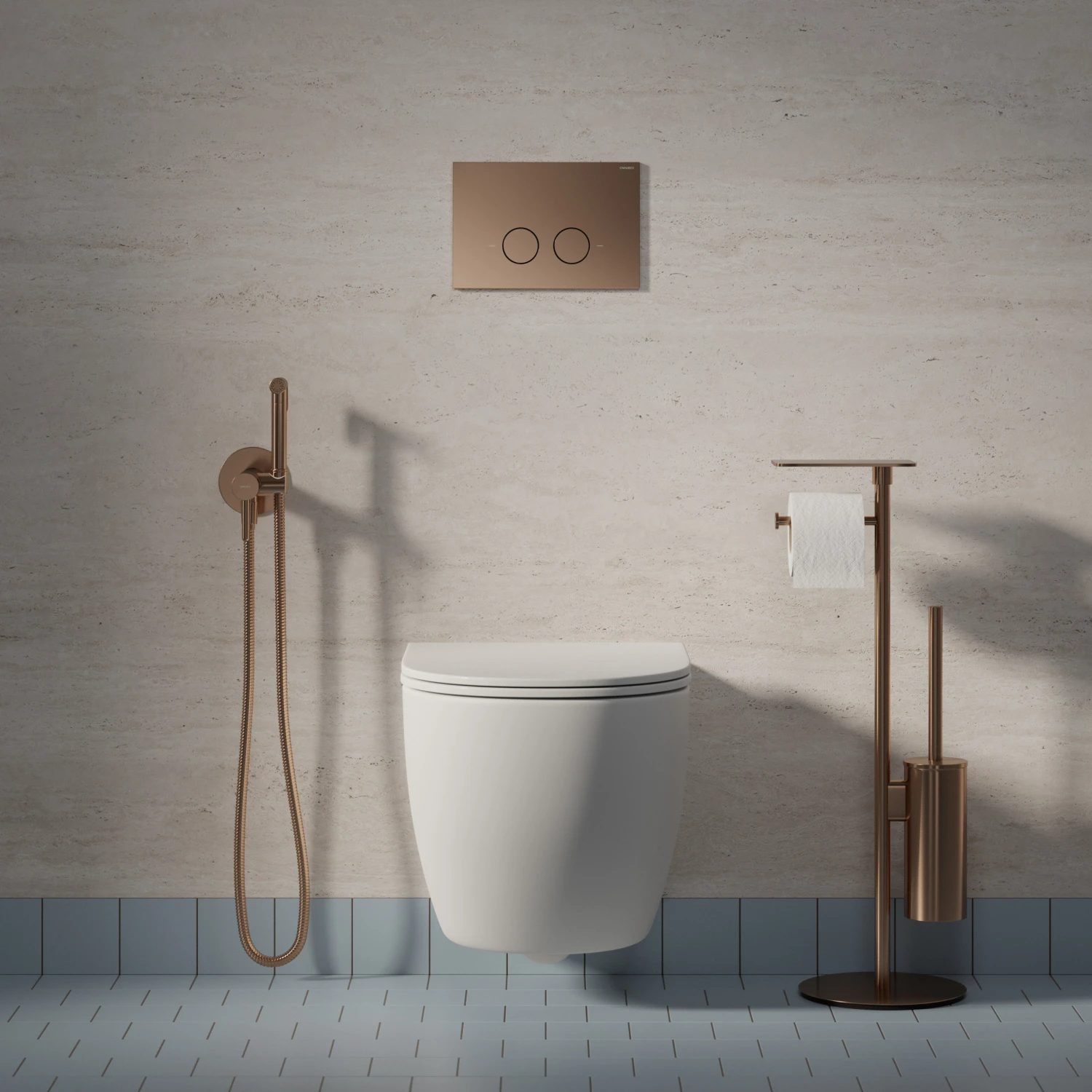 bidet system for concealed installation