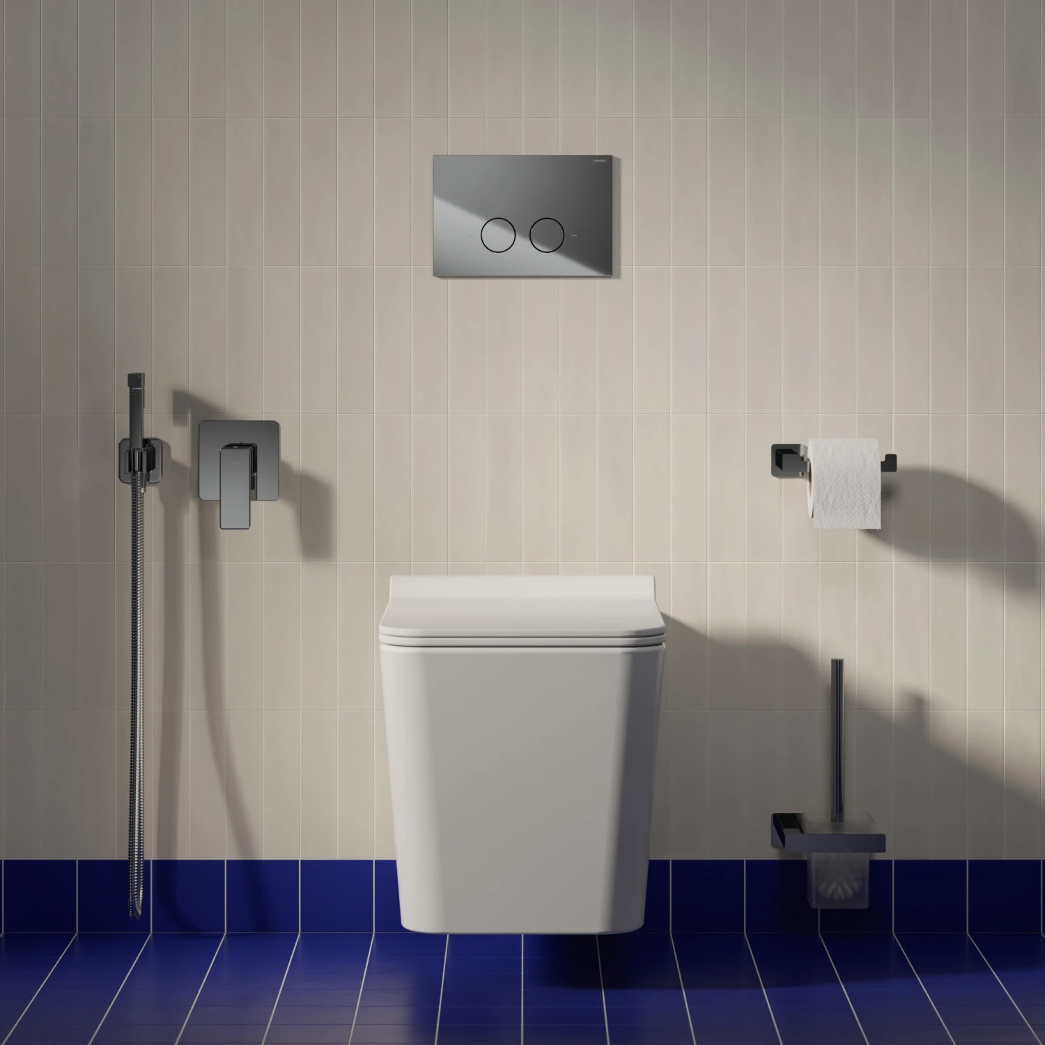 bidet system for concealed installation