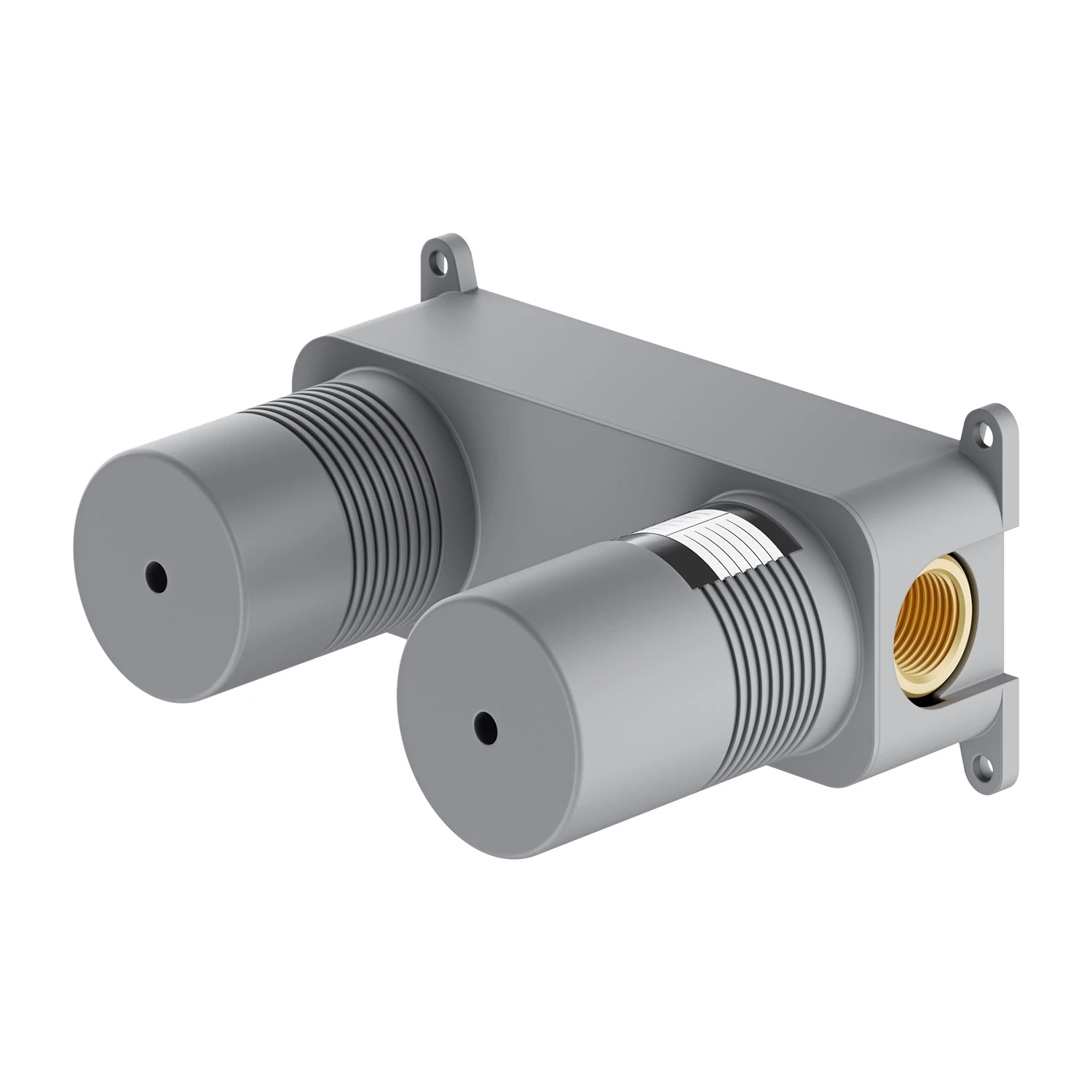 Built-in part for basin mixer for concealed installation