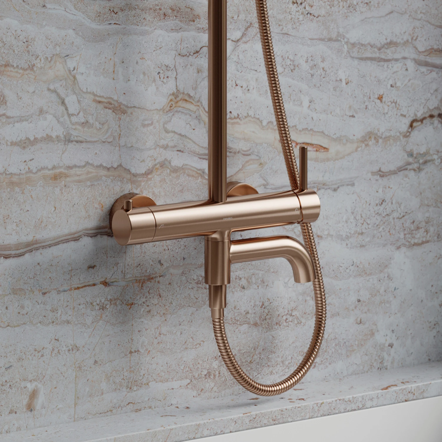 bath system for exposed installation