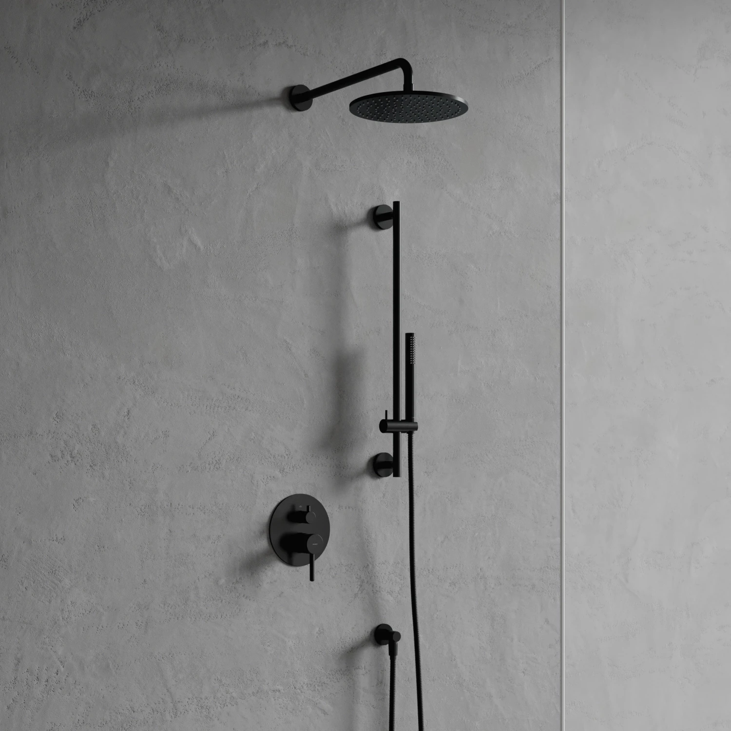 2-way shower system for concealed installation