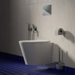 Wand-WC mit WC-Sitz mit Absenkautomatik, 52 x 36 cm