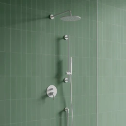 système de douche à encastrer à 2 sorties