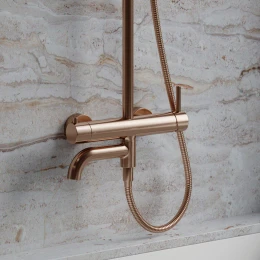 bath system for exposed installation