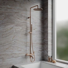 bath system for exposed installation