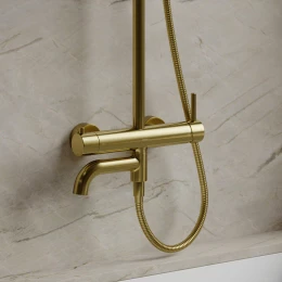 bath system for exposed installation