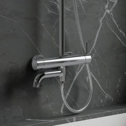 bath system for exposed installation