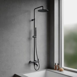 bath system for exposed installation
