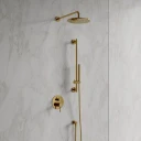 système de douche à encastrer à 2 sorties