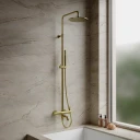 bath system for exposed installation