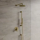 système de douche à encastrer à 2 sorties